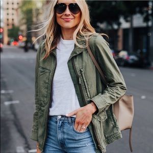 MADEWELL “Passage” Army Green Military Surplus Utility Jacket Women's Size Small